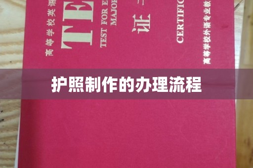 滨海护照制作的办理流程
