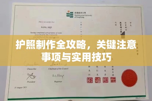 滨海护照制作全攻略，关键注意事项与实用技巧