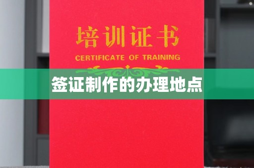 滨海签证制作的办理地点