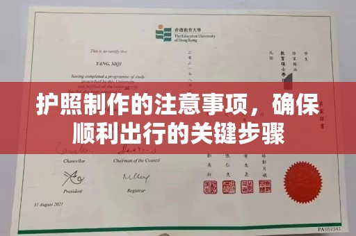 滨海护照制作的注意事项，确保顺利出行的关键步骤