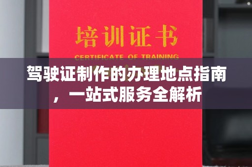 滨海驾驶证制作的办理地点指南，一站式服务全解析