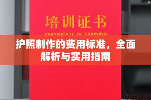 滨海护照制作的费用标准，全面解析与实用指南