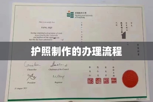 滨海护照制作的办理流程