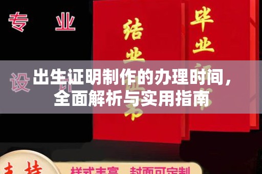 滨海出生证明制作的办理时间，全面解析与实用指南